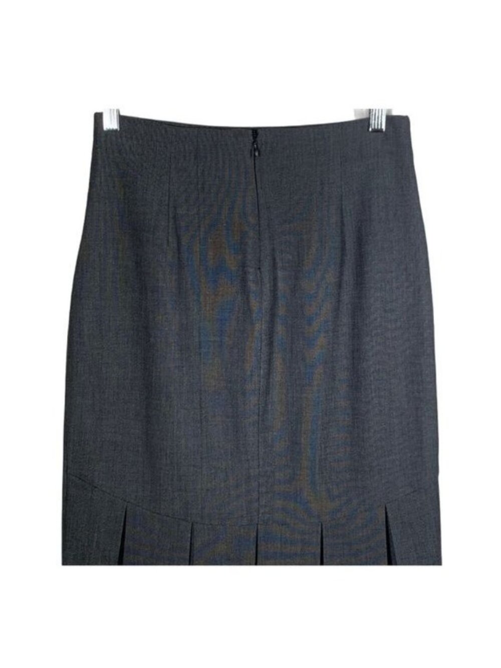 XOXO Womens Black Pencil Skirt Lace Trim Career Office Size 10 Midi - Picture 5 of 8